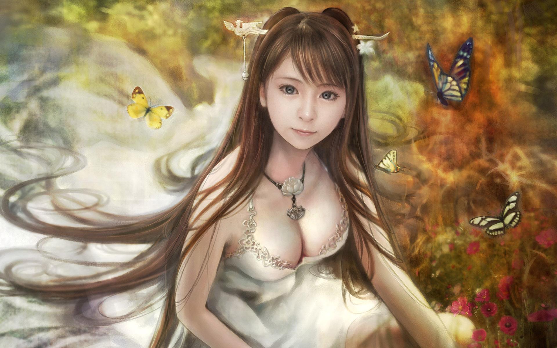 cg girl wallpaper,cg artwork,beauty,long hair,fictional character,photography