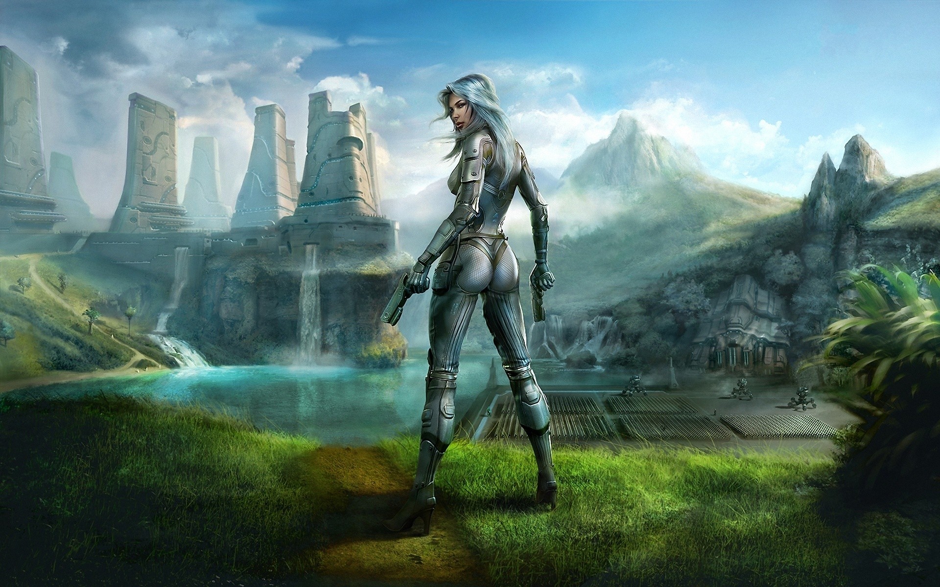 cg girl wallpaper,action adventure game,cg artwork,pc game,adventure game,mythology