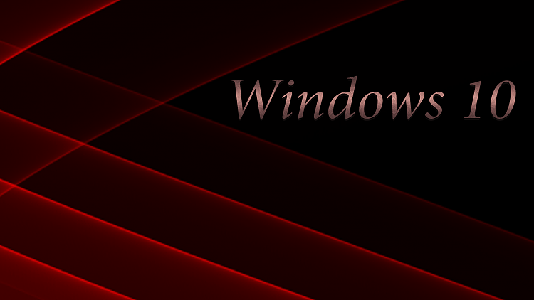 red windows 10 wallpaper,red,black,text,font,maroon