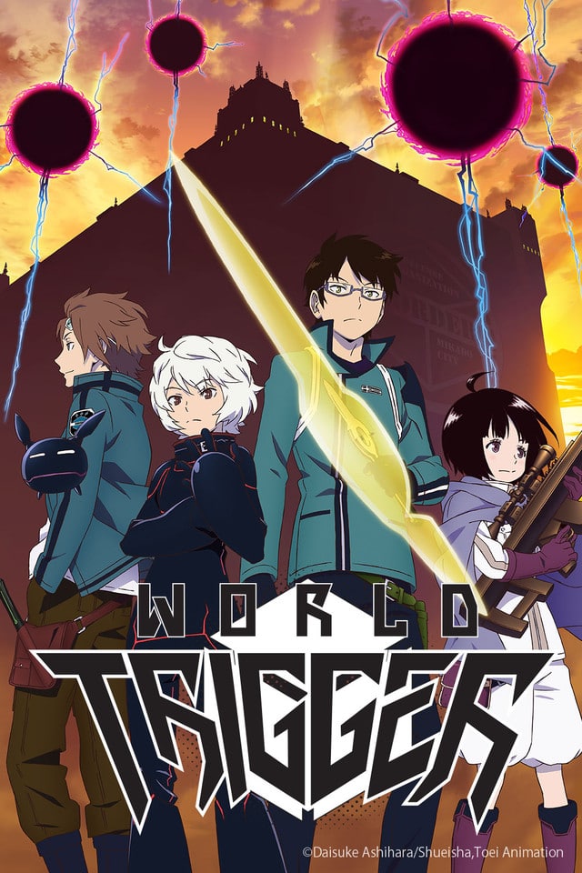 world trigger wallpaper,anime,cartoon,poster,illustration,movie