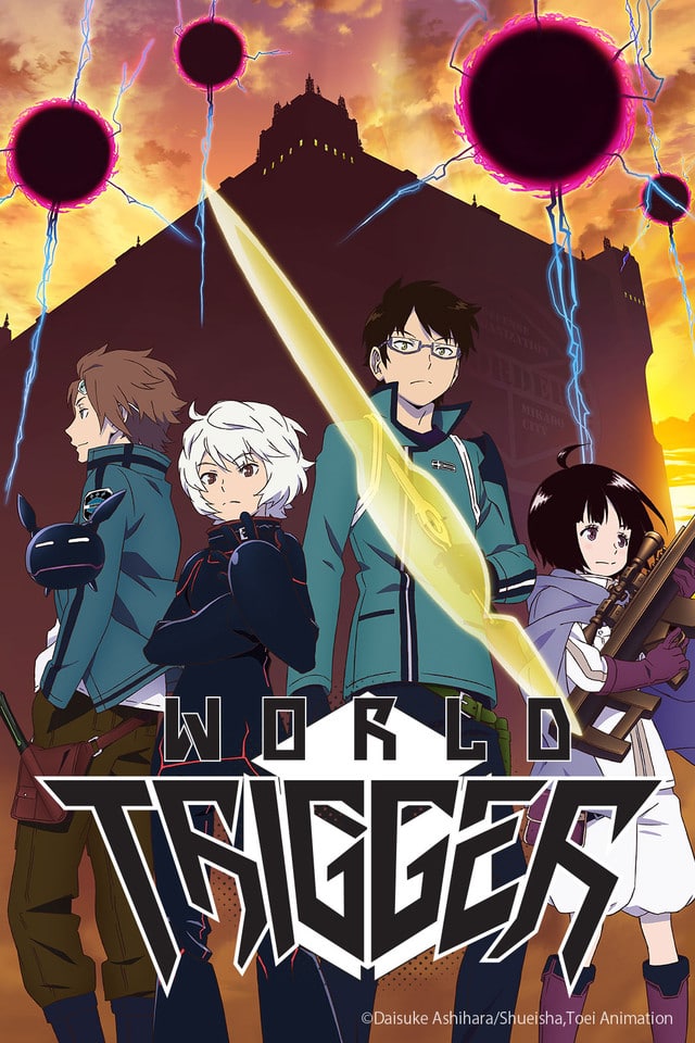 carta da parati trigger mondiale,anime,cartone animato,manifesto,illustrazione,film