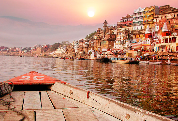 papier peint varanasi,transport par eau,voie navigable,port,ville,ciel