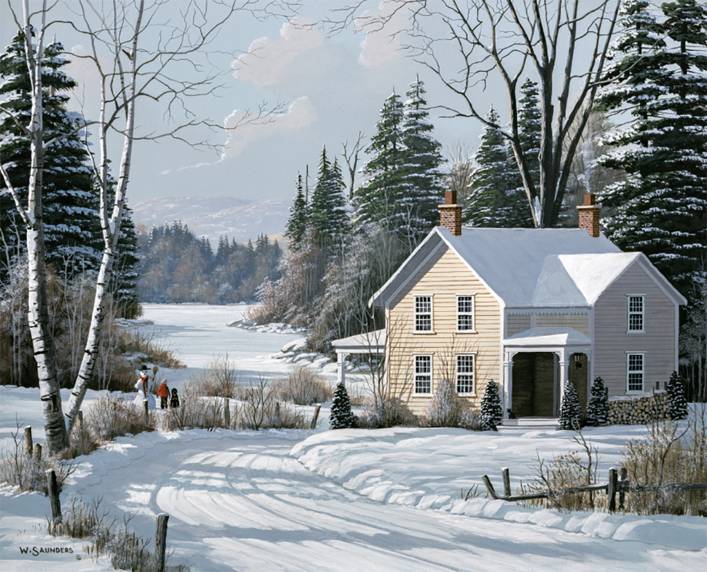 langa wallpaper,snow,winter,home,property,house