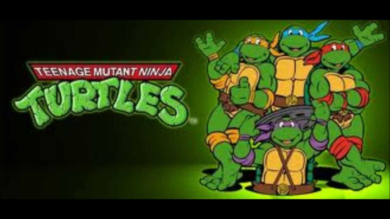 tortugas ninja wallpaper,cartoon,green,fictional character,fiction,organism