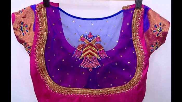 blouse neck designs wallpapers,clothing,pink,purple,magenta,violet