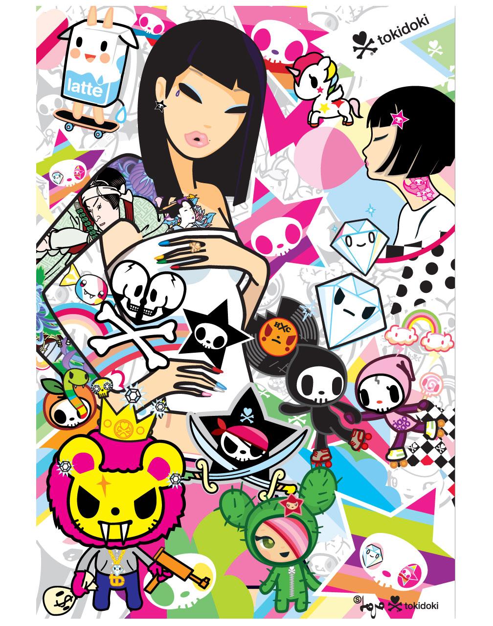 tokidoki tapete,karikatur,clip art,grafik,illustration,anime