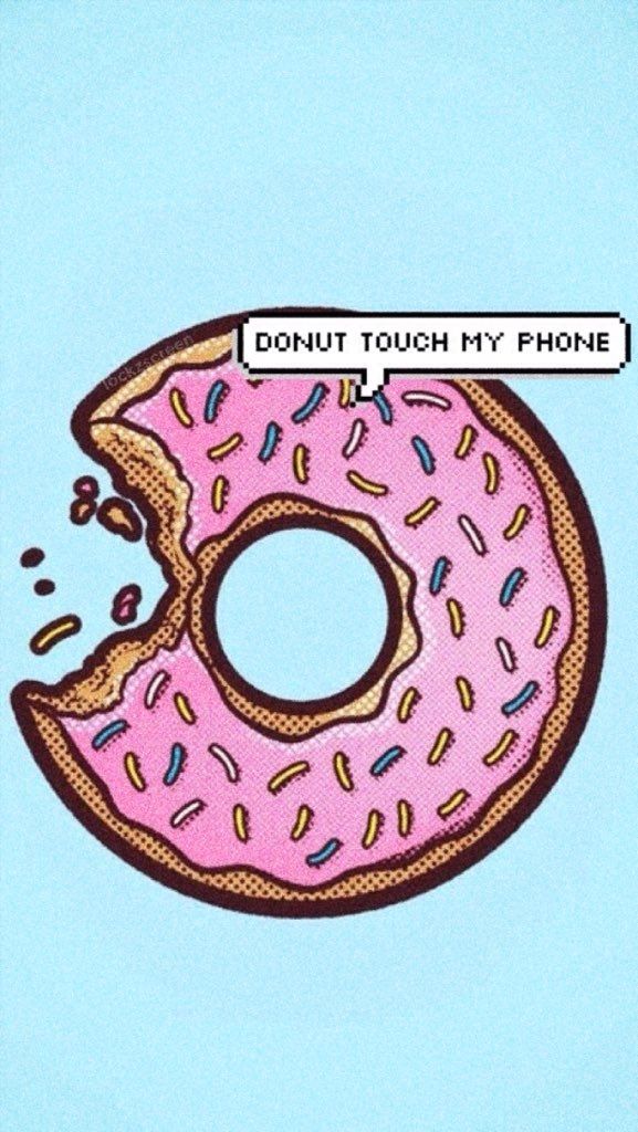 도넛 터치 내 전화 벽지
