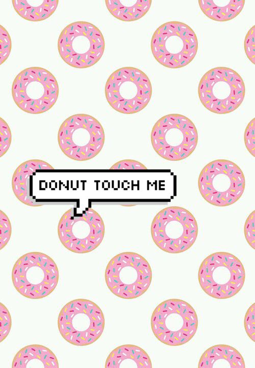 donut touch mein handy wallpaper,rosa,muster,text,tupfen,design
