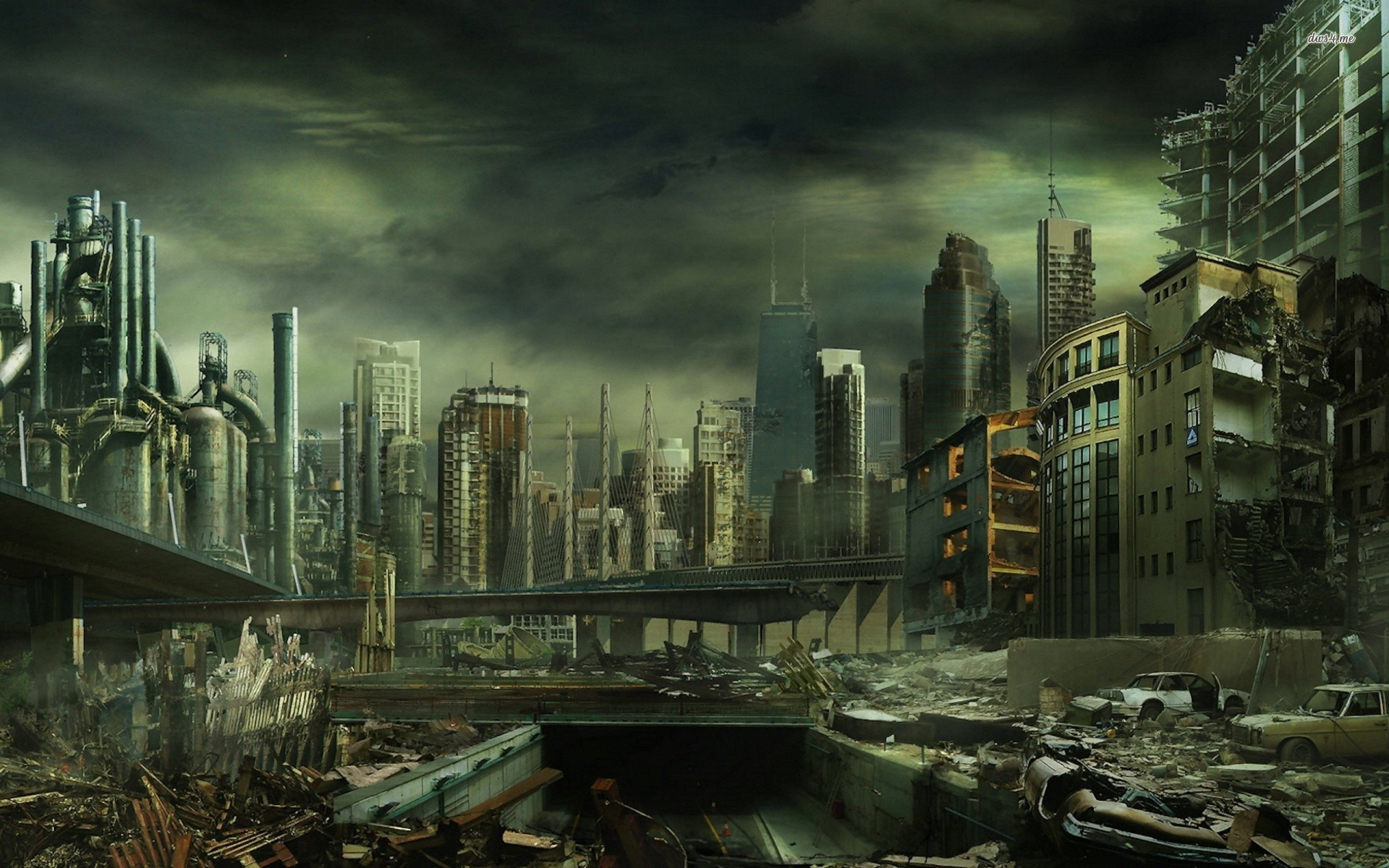 ciudad destruida fondo de pantalla,juego de acción y aventura,paisaje urbano,área metropolitana,ciudad,área urbana