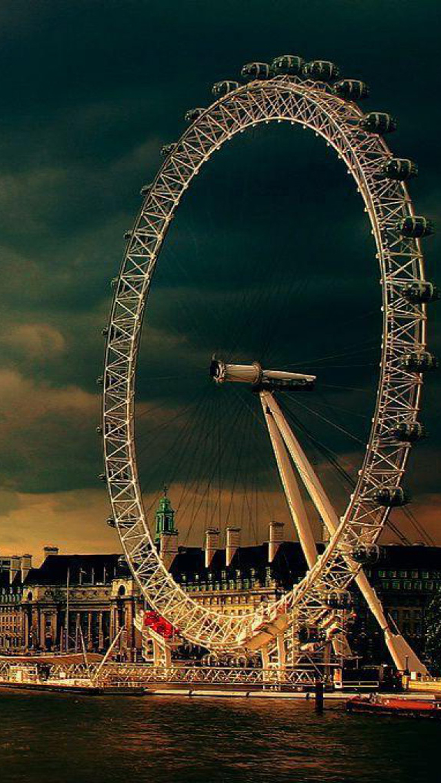 런던 배경 hd 아이폰,놀이기구,관람차,놀이 공원,관광 명소,바퀴