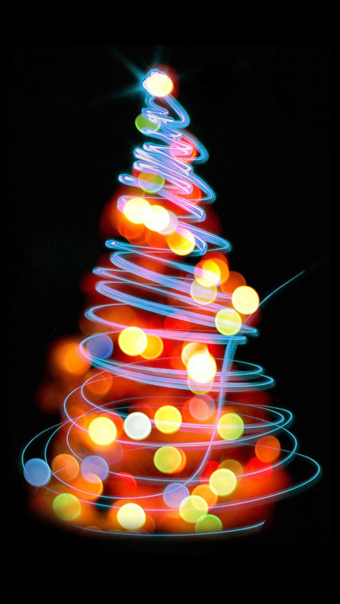sfondi di natale hd iphone,albero di natale,decorazione natalizia,luci di natale,albero,leggero