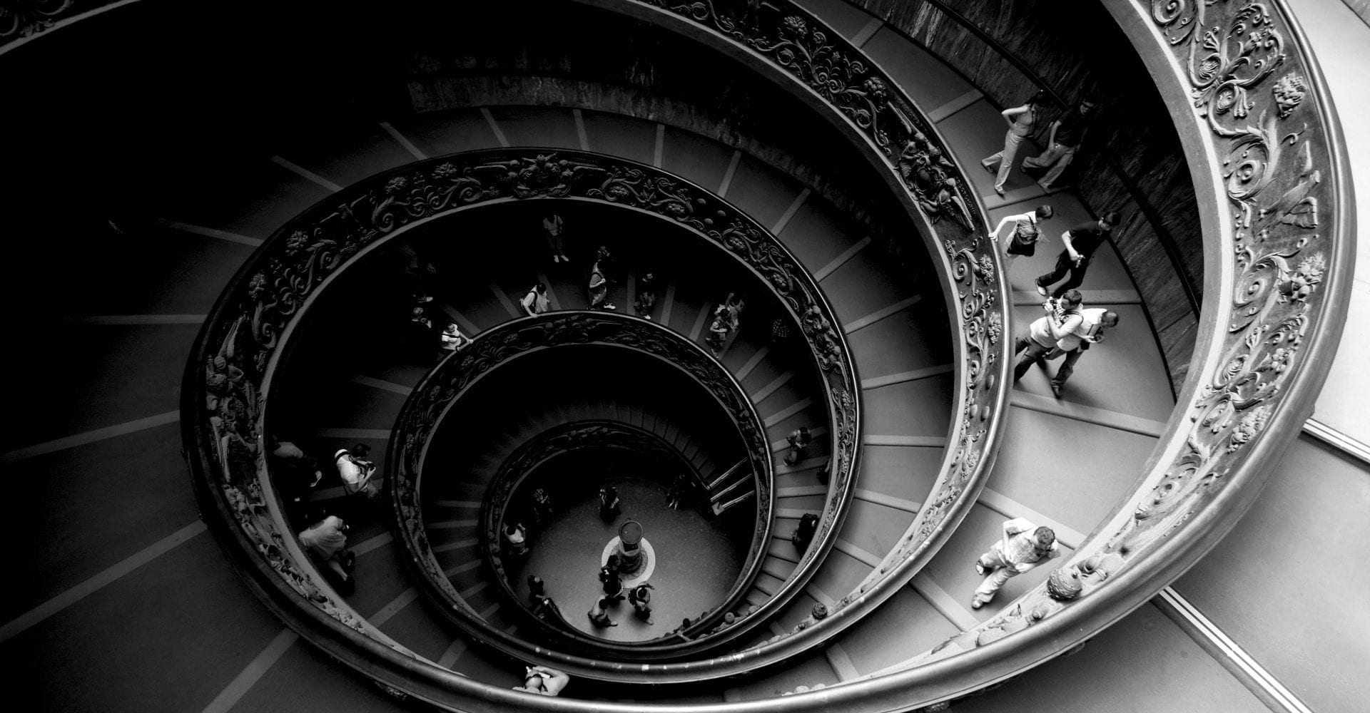 sequence wallpaper,black and white,monochrome,spiral,monochrome photography,architecture