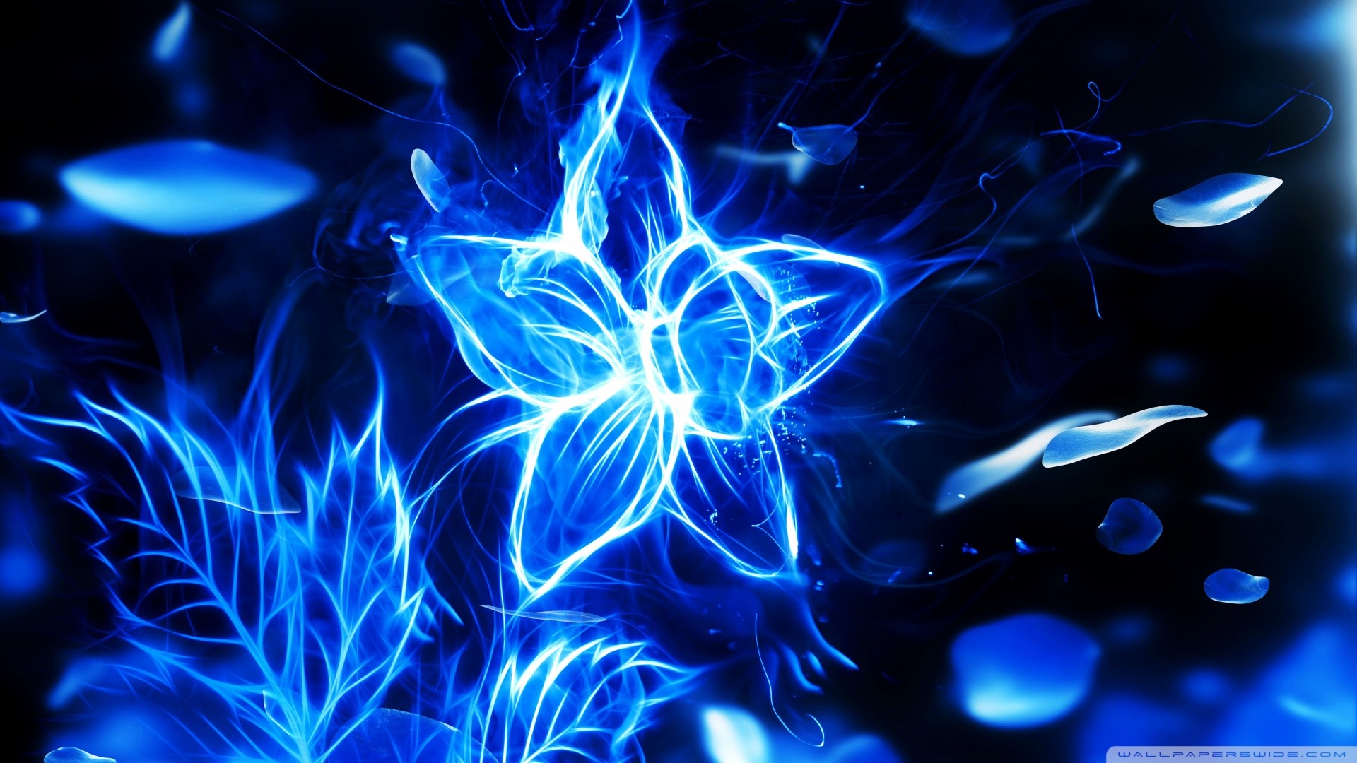 blue fire wallpaper hd,blue,water,electric blue,light,organism