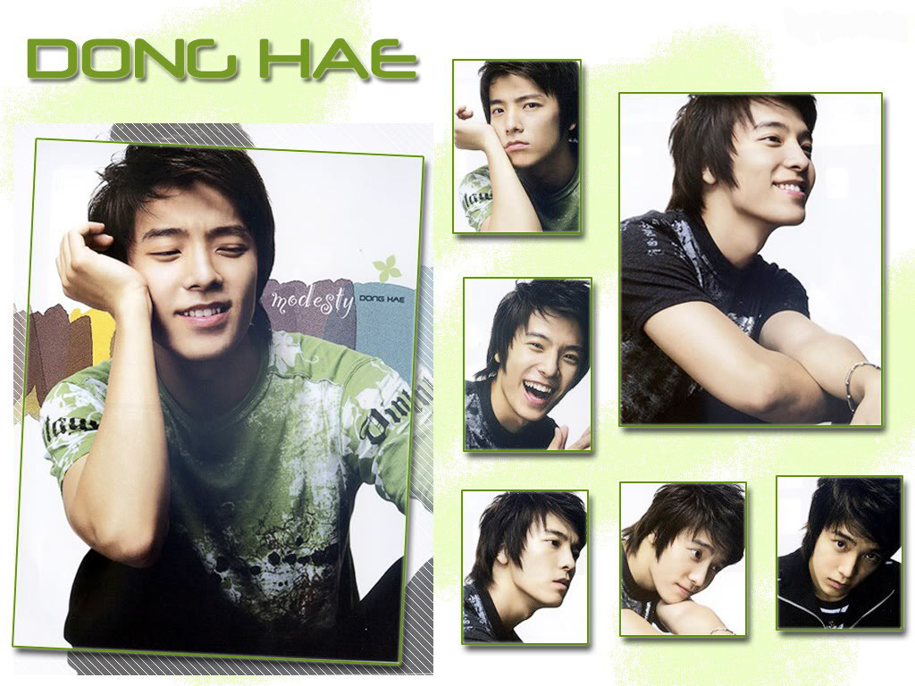 donghae wallpaper,face,facial expression,chin,forehead,smile