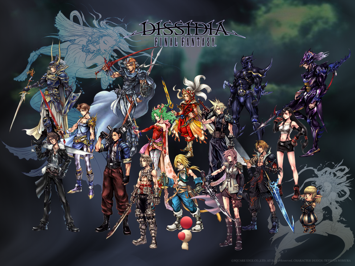 dissidia wallpaper,games,cg artwork,action figure,fictional character,pc game