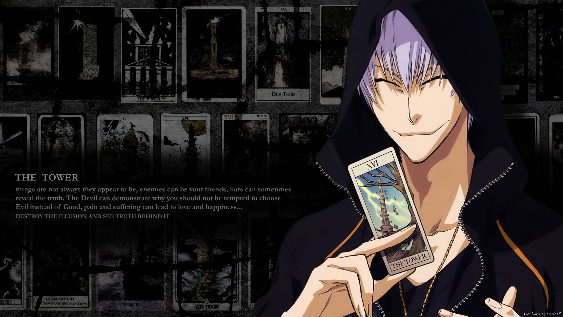 gin wallpaper,anime,black hair,cg artwork,games,screenshot