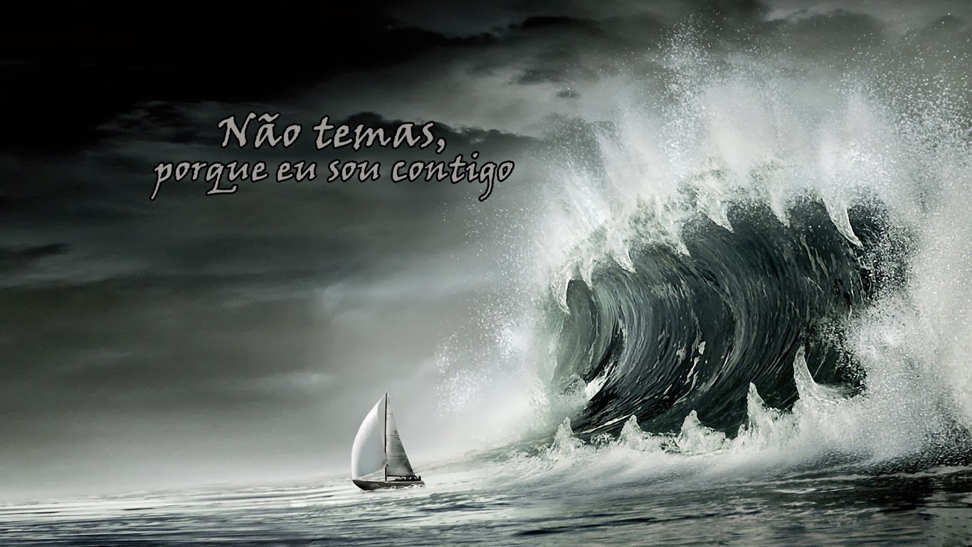 papier peint barco,vague,vague de vent,tempête,ciel,océan