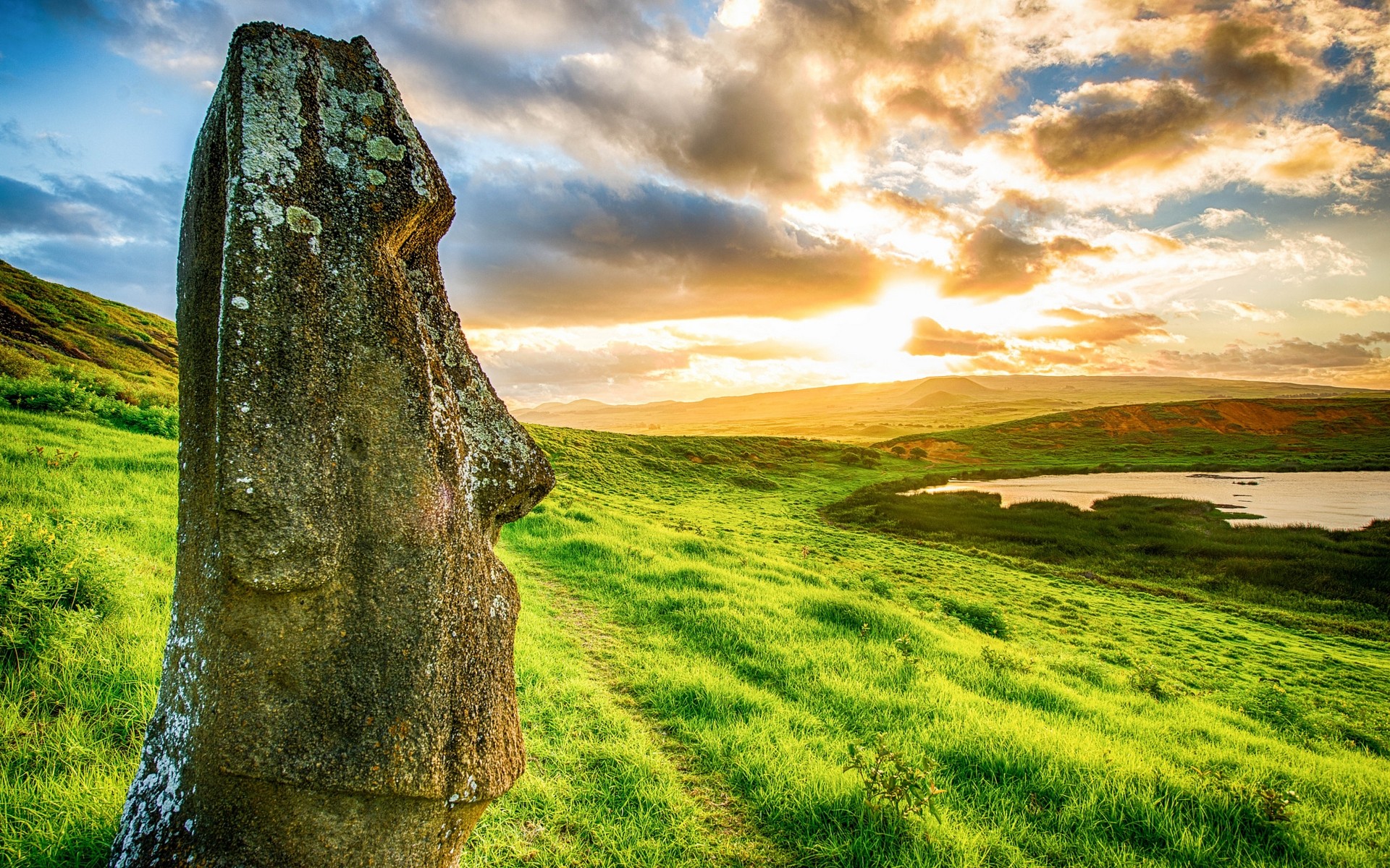 isla wallpaper,natürliche landschaft,natur,himmel,grün,felsen