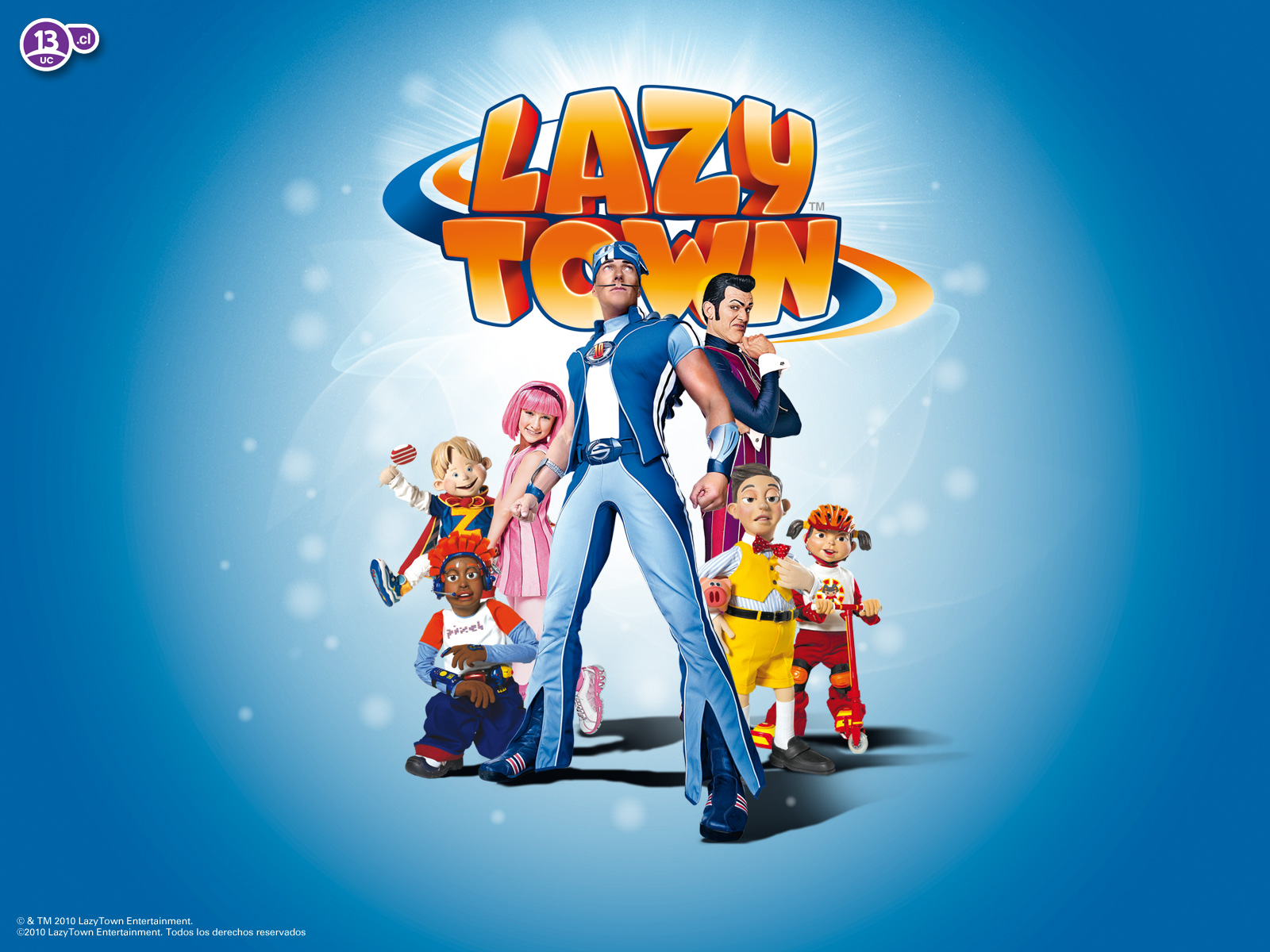 lazy town wallpaper,animated cartoon,cartoon,animation,fictional character,technology