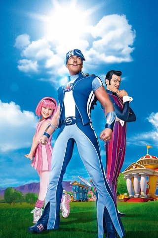 lazy town wallpaper,animated cartoon,cartoon,sky,animation,fun