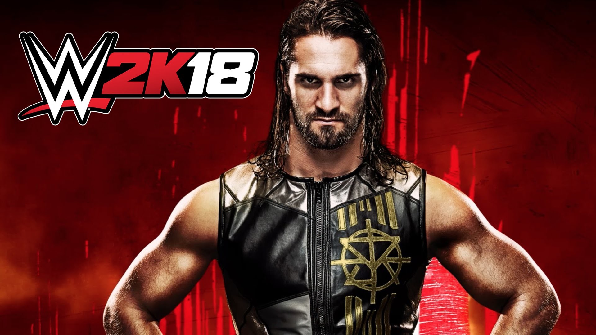 seth rollins wallpaper hd,facial hair,wrestler,muscle,beard,games