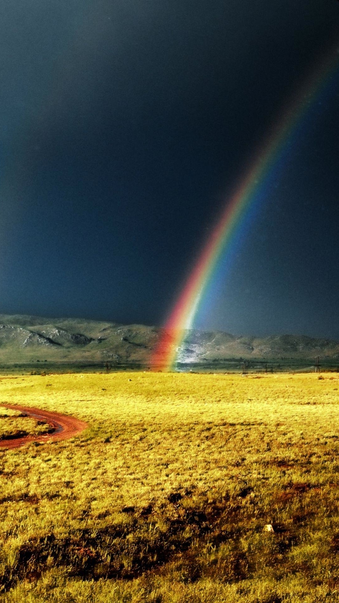 fondo de pantalla regenbogen,arco iris,cielo,naturaleza,paisaje natural,horizonte