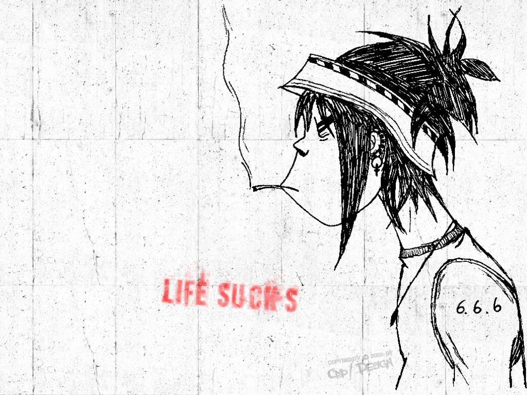 life sucks wallpaper,drawing,illustration,text,sketch,line