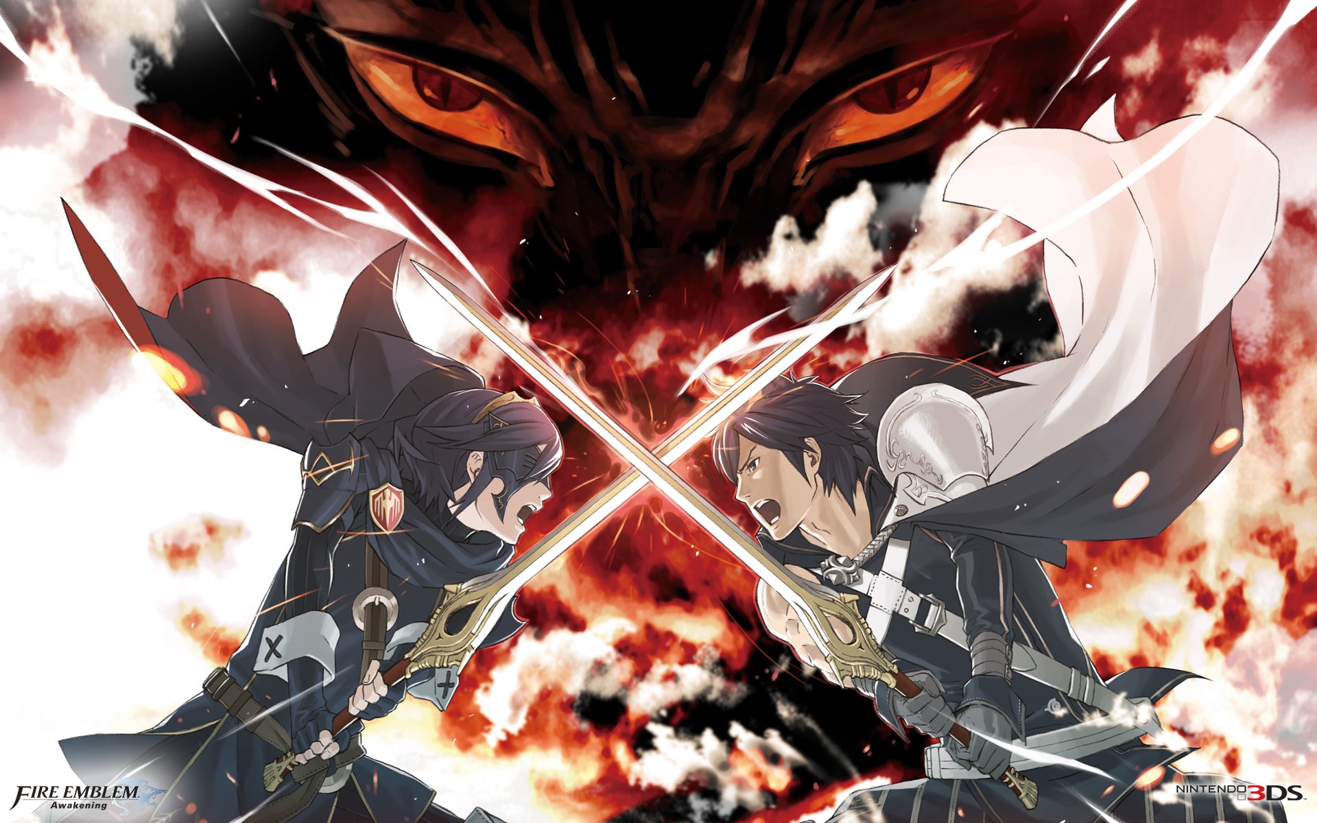 fire emblem awakening wallpaper,cg artwork,anime,fictional character,graphic design,black hair