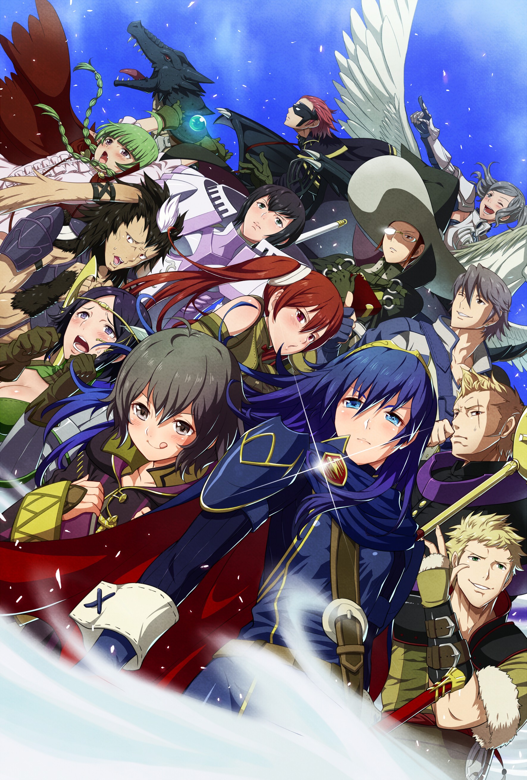 fire emblem awakening wallpaper,anime,cartoon,cg artwork,fiction,illustration