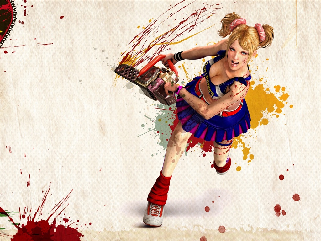 lollipop chainsaw wallpaper,illustration,graphic design,fashion illustration,dancer,art