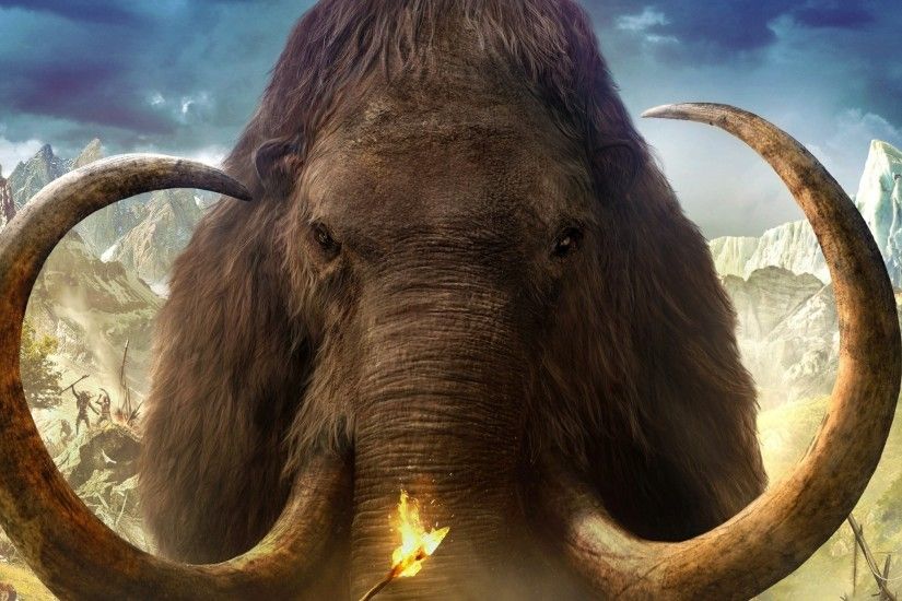 fondo de pantalla de mamut,mamut,elefantes y mamuts,elefante,animal terrestre,elefante indio