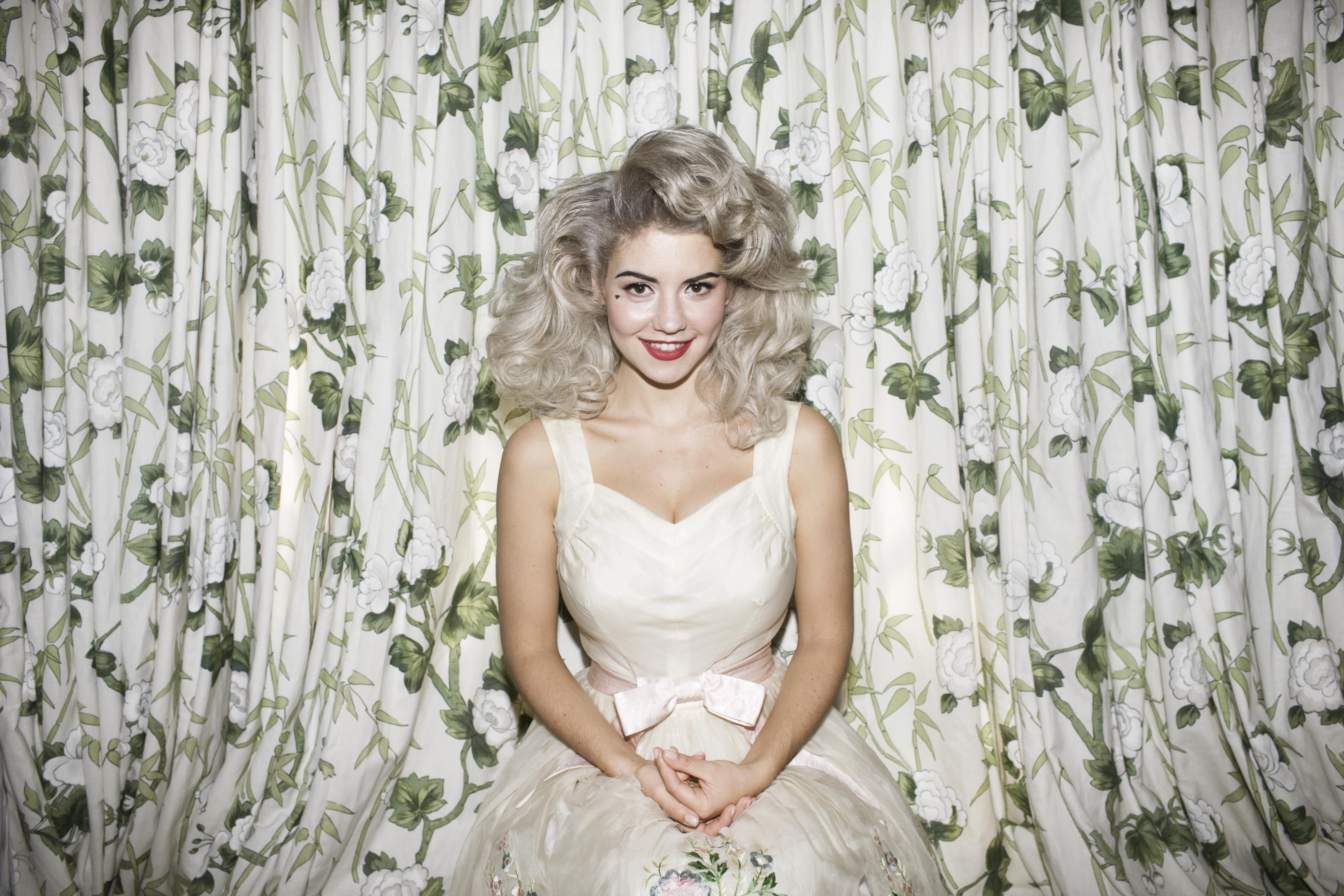 marina and the diamonds wallpaper,photograph,dress,wedding dress,clothing,bride