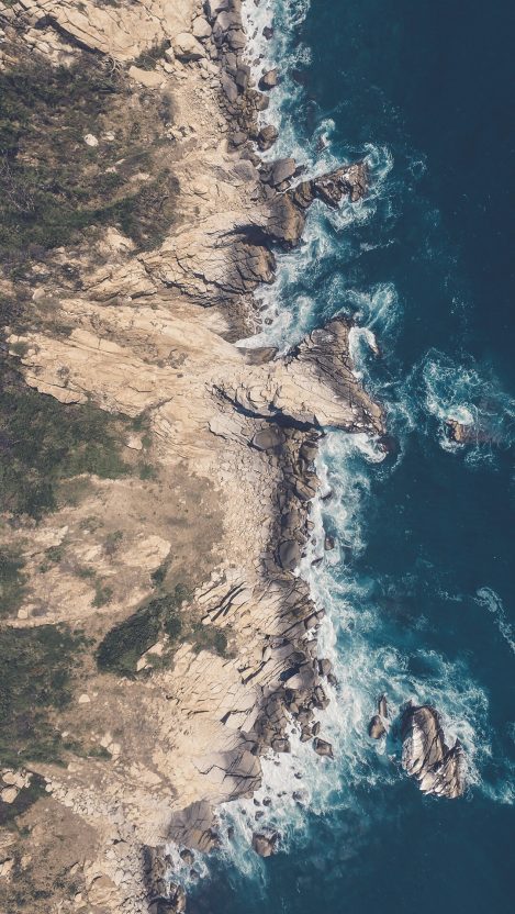 電話の壁紙の写真,水,空中写真,地球,海,海岸