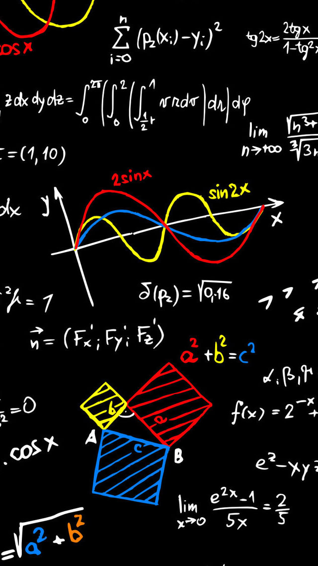 Math Wallpaper Background Pattern Blackboard Design Font Line Wallpaperuse