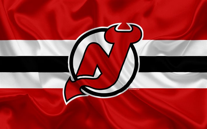 new jersey devils wallpaper,flagge,rot,schriftart,jersey,grafik