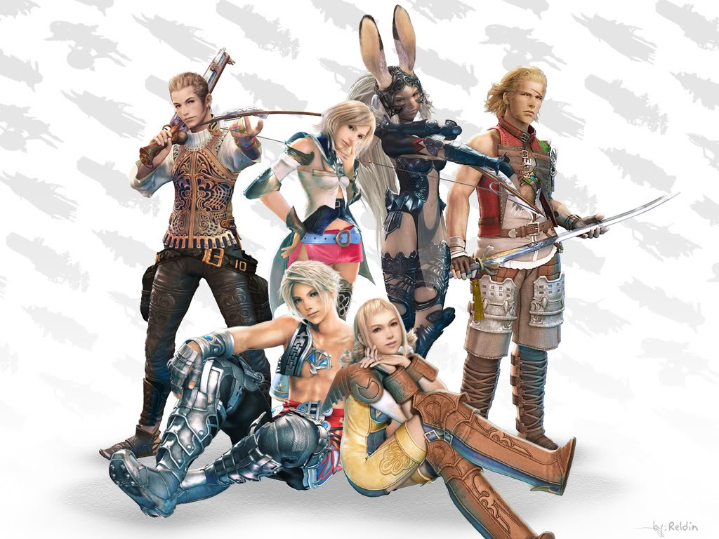 ff12 wallpaper,action figure,fictional character,massively multiplayer online role playing game