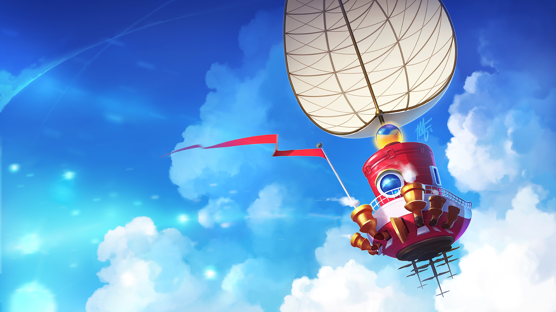 odyssey wallpaper,sky,hot air ballooning,hot air balloon,cartoon,cloud