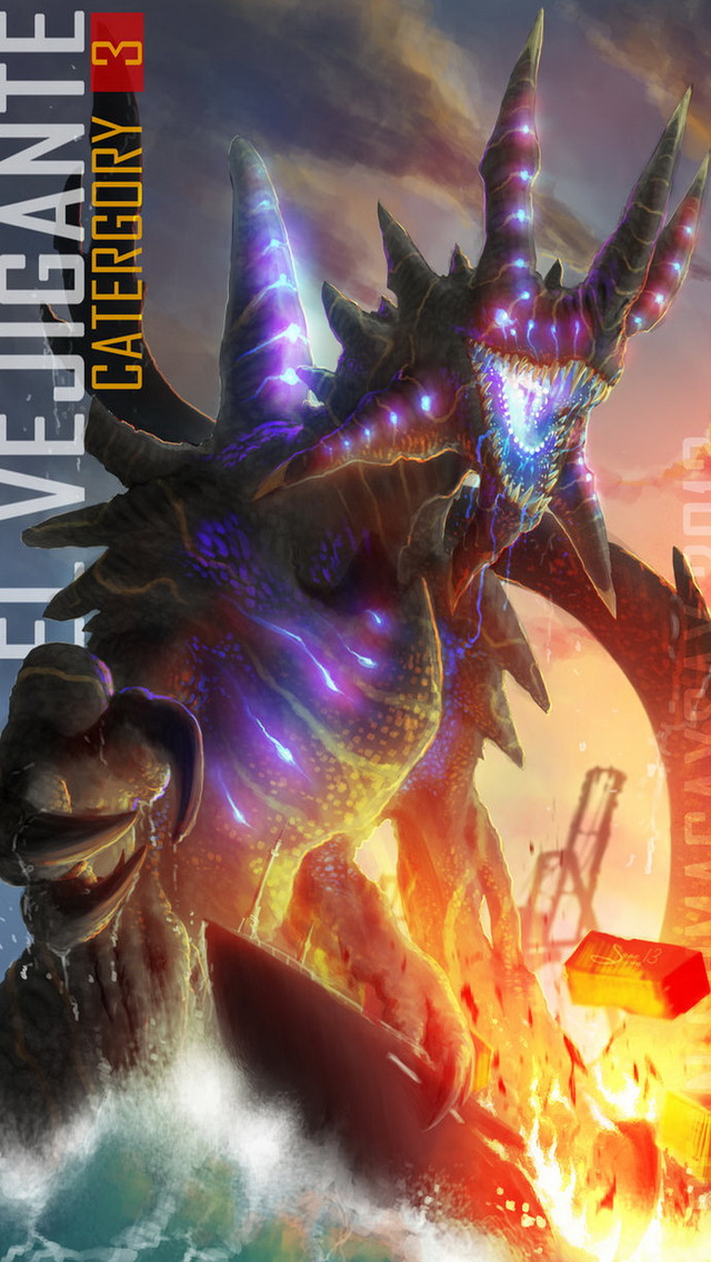 kaiju wallpaper,dragon,cg artwork,fictional character,demon,games
