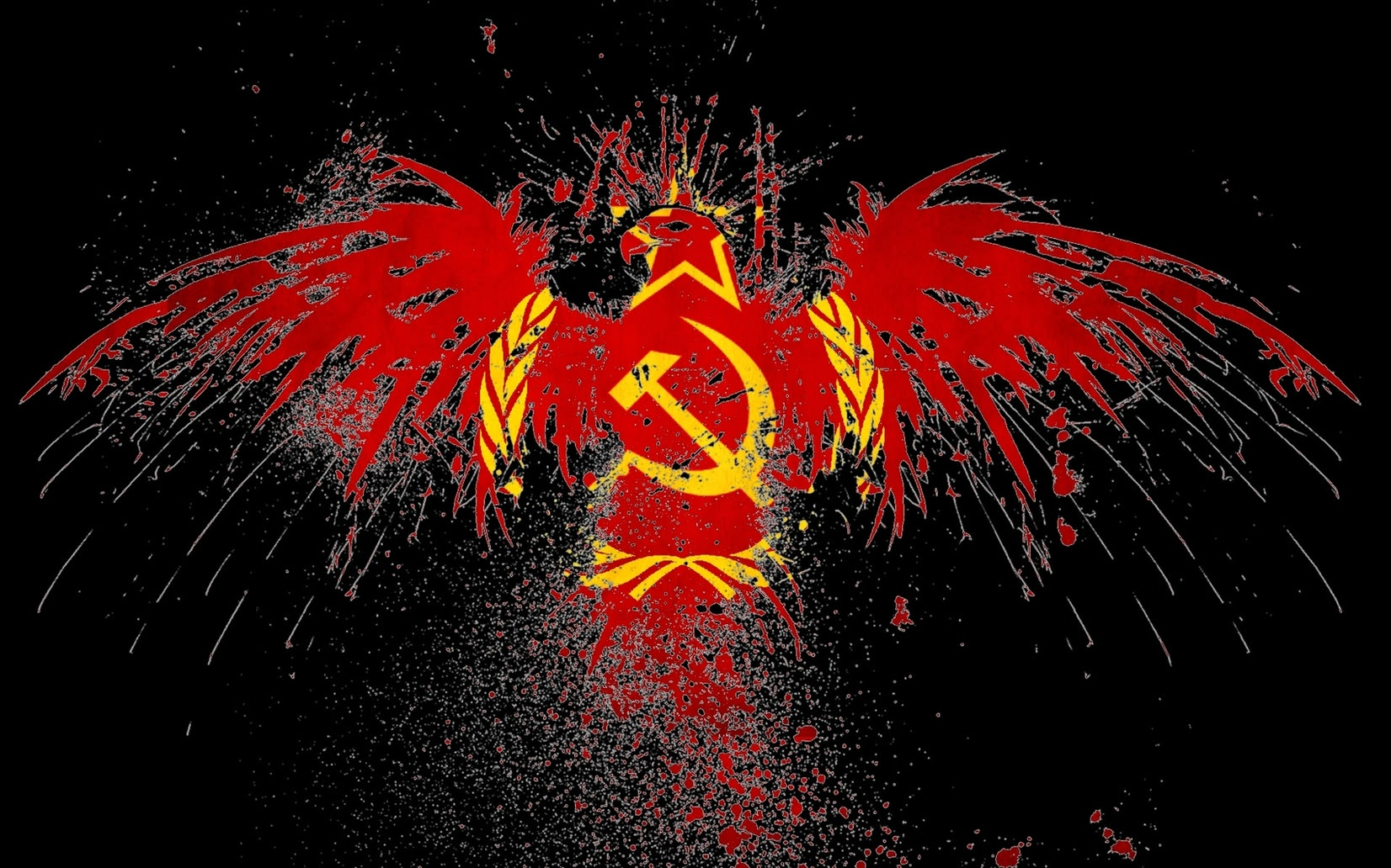 kommunistische flagge tapete,rot,grafikdesign,grafik,kunst,schriftart