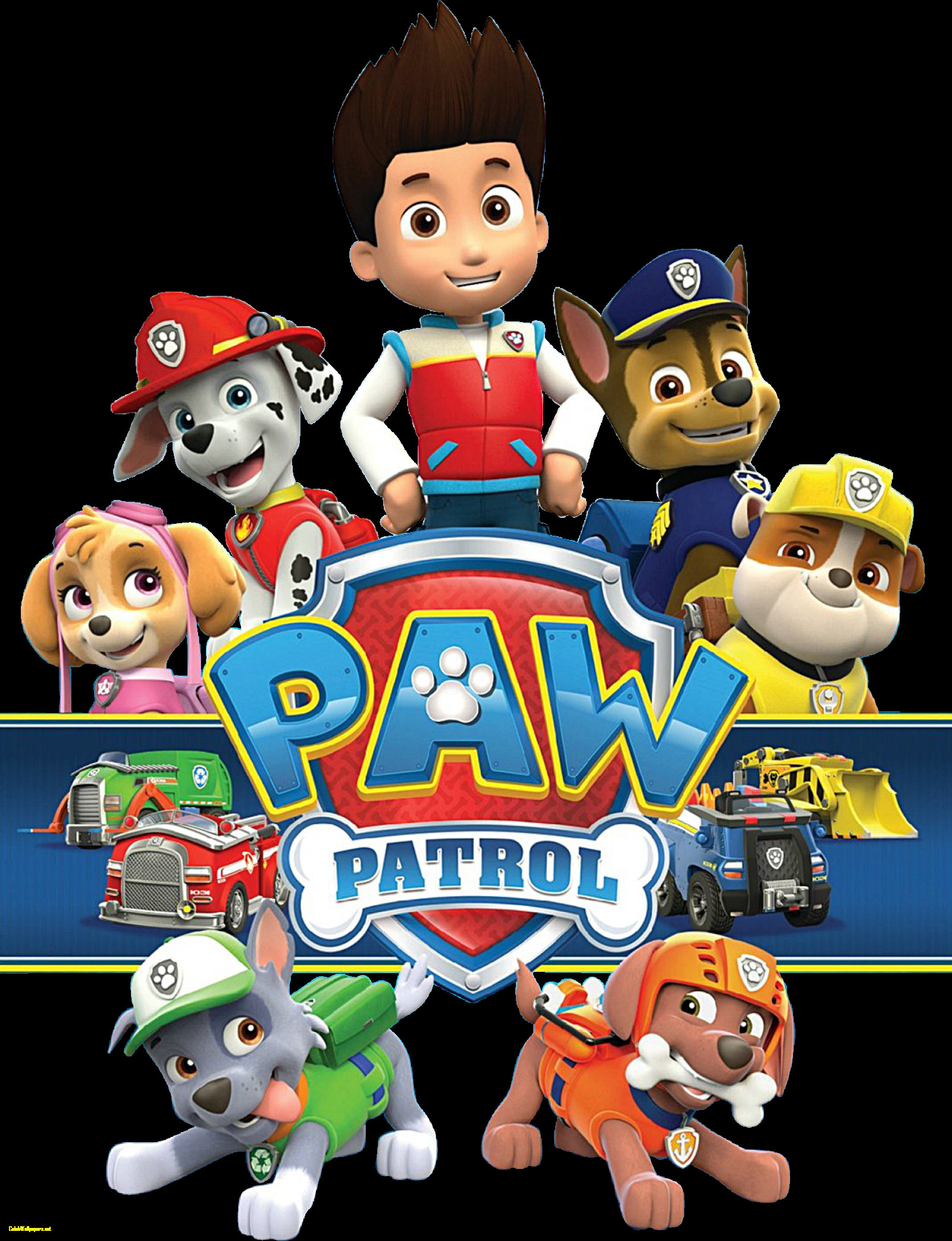 paw patrol wallpaper hd,animated cartoon,cartoon,toy,animation,action figure