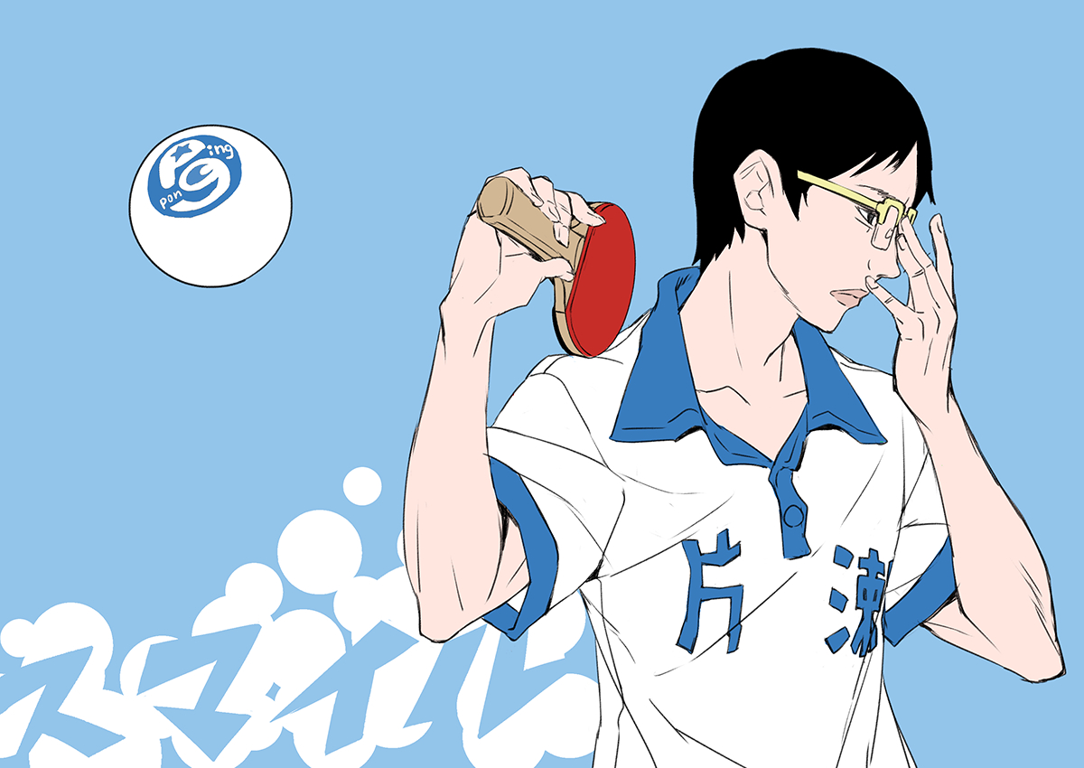ping pong the animation wallpaper,cartoon,anime,illustration,singer,gesture