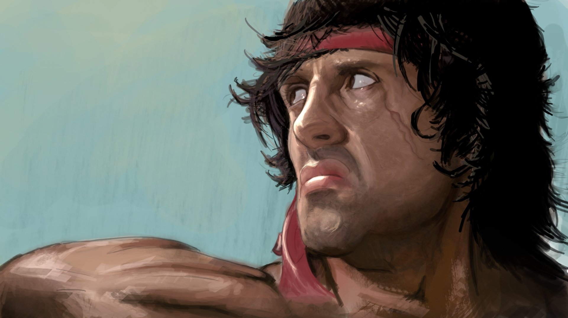 rambo wallpaper hd,face,head,skin,nose,human