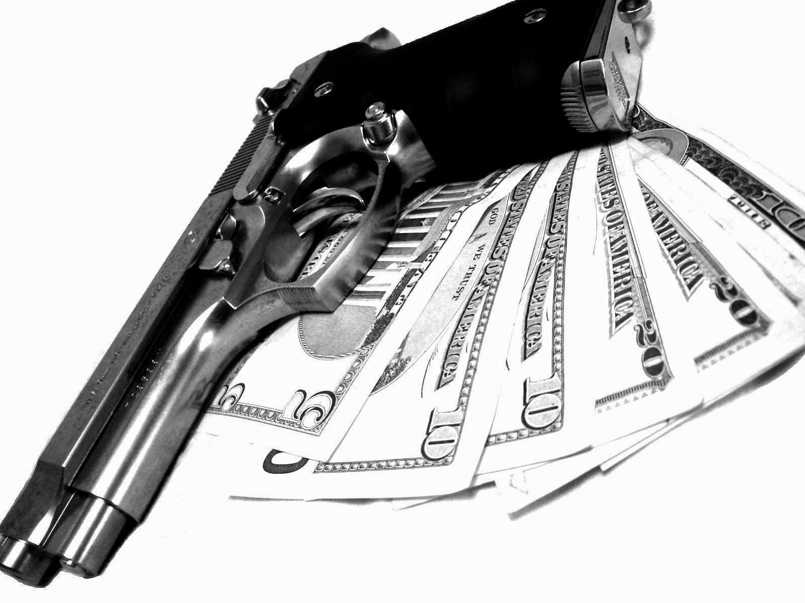 papier peint argent et armes à feu,