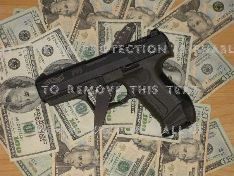 carta da parati soldi e pistole,pistola,i soldi,contanti,grilletto,banconota