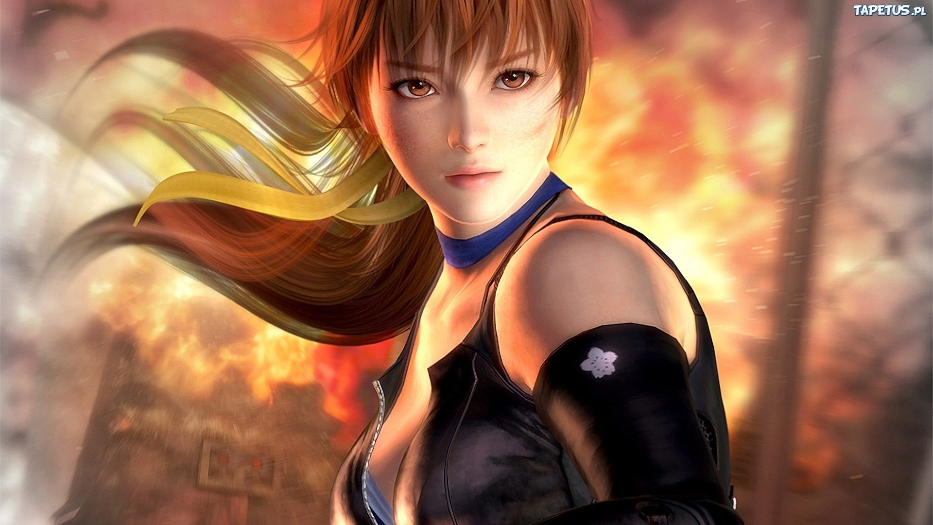 kasumi wallpaper,cg artwork,anime,personaje de ficción,captura de pantalla,videojuego de rol multijugador masivo en línea