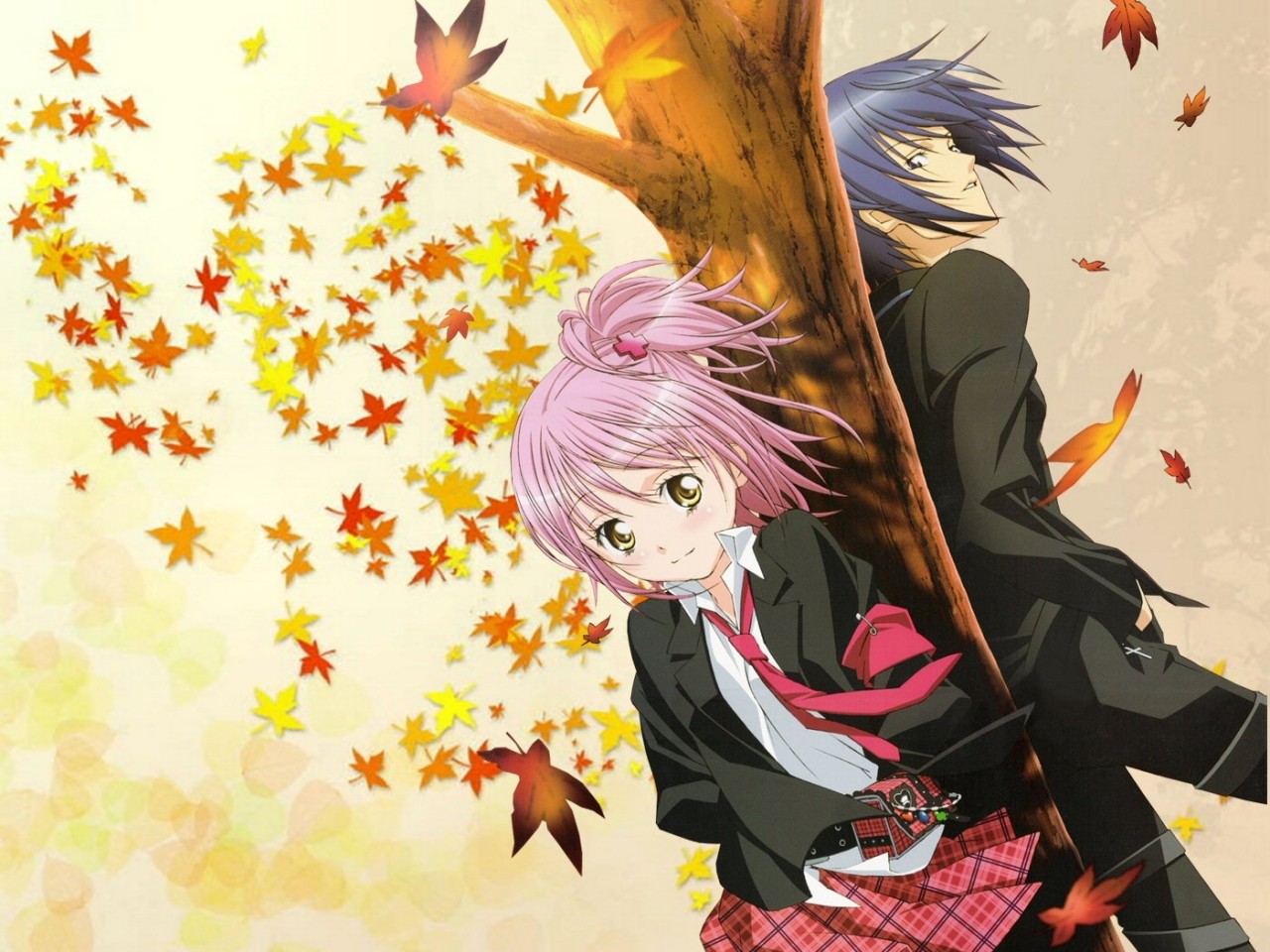 shugo chara wallpaper,cartoon,anime,cg artwork,illustration,graphic design