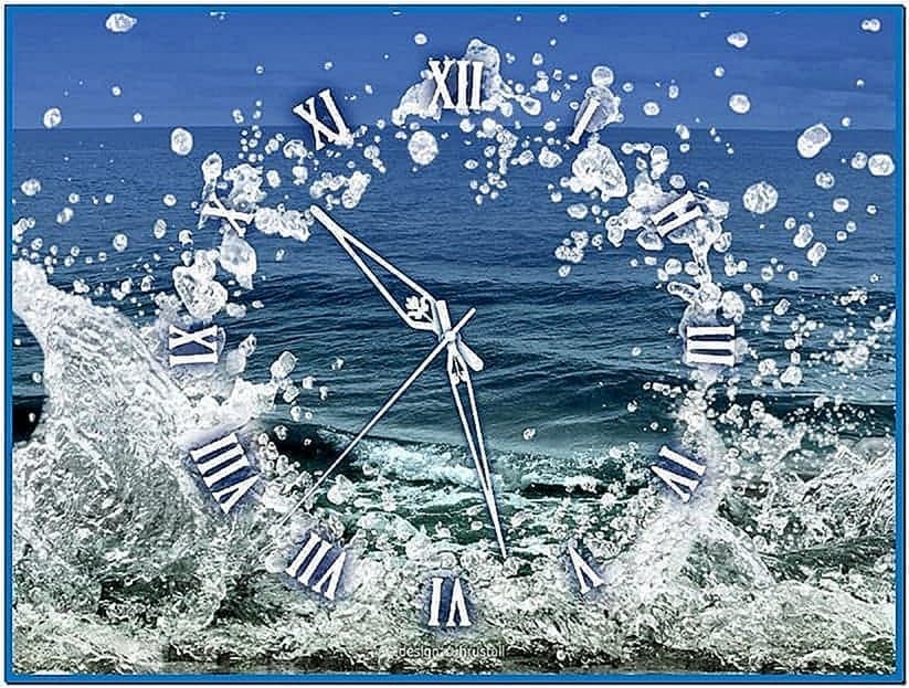 sfondi animati per cellulare samsung champ,acqua,oceano,mare,orologio