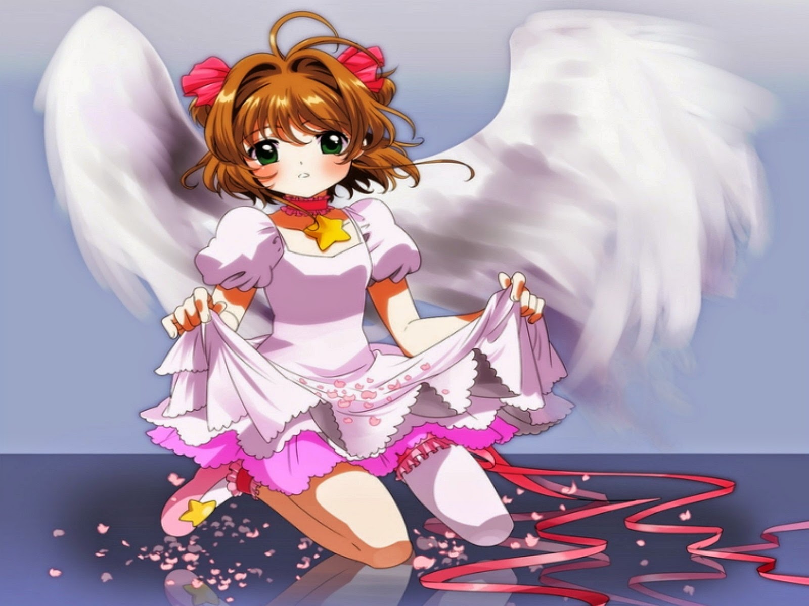 wallpaper malaikat bersayap,cartoon,anime,angel,fictional character,cg artwork