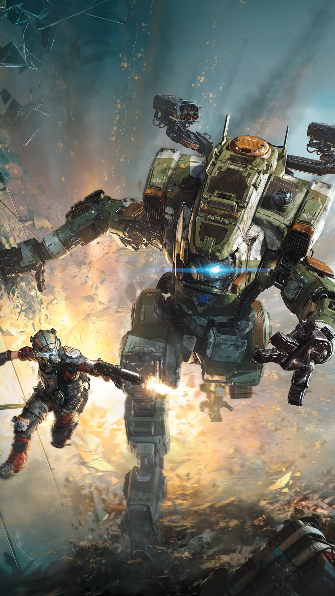 titanfall 2 fond d'écran hd,jeu d'aventure d'action,mecha,jeu pc,robot,personnage fictif