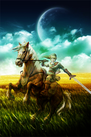 la leyenda de zelda link fondos de pantalla,ilustración,caballo,cielo,mitología,cg artwork